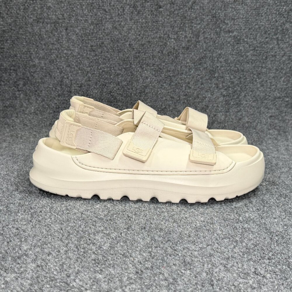 UGG Stratus Sandals Men's Size 12 Sea Salt EVA Athletic Cross Strap Beach Shoes